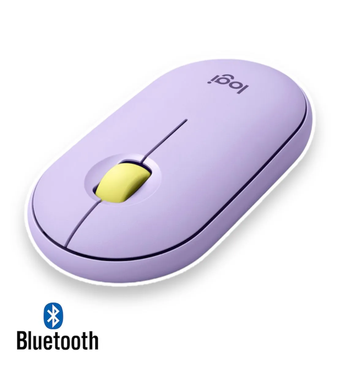 Mouse Logitech Pebble M350 Purpura Tecnología Bluetooth