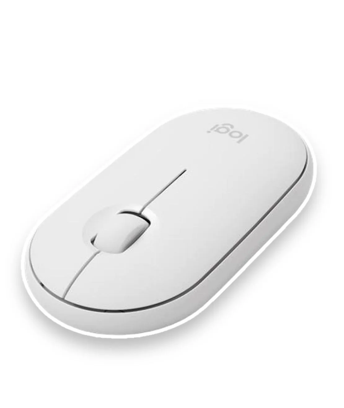 Mouse Logitech Pebble M350 Blanco Tecnología Bluetooth