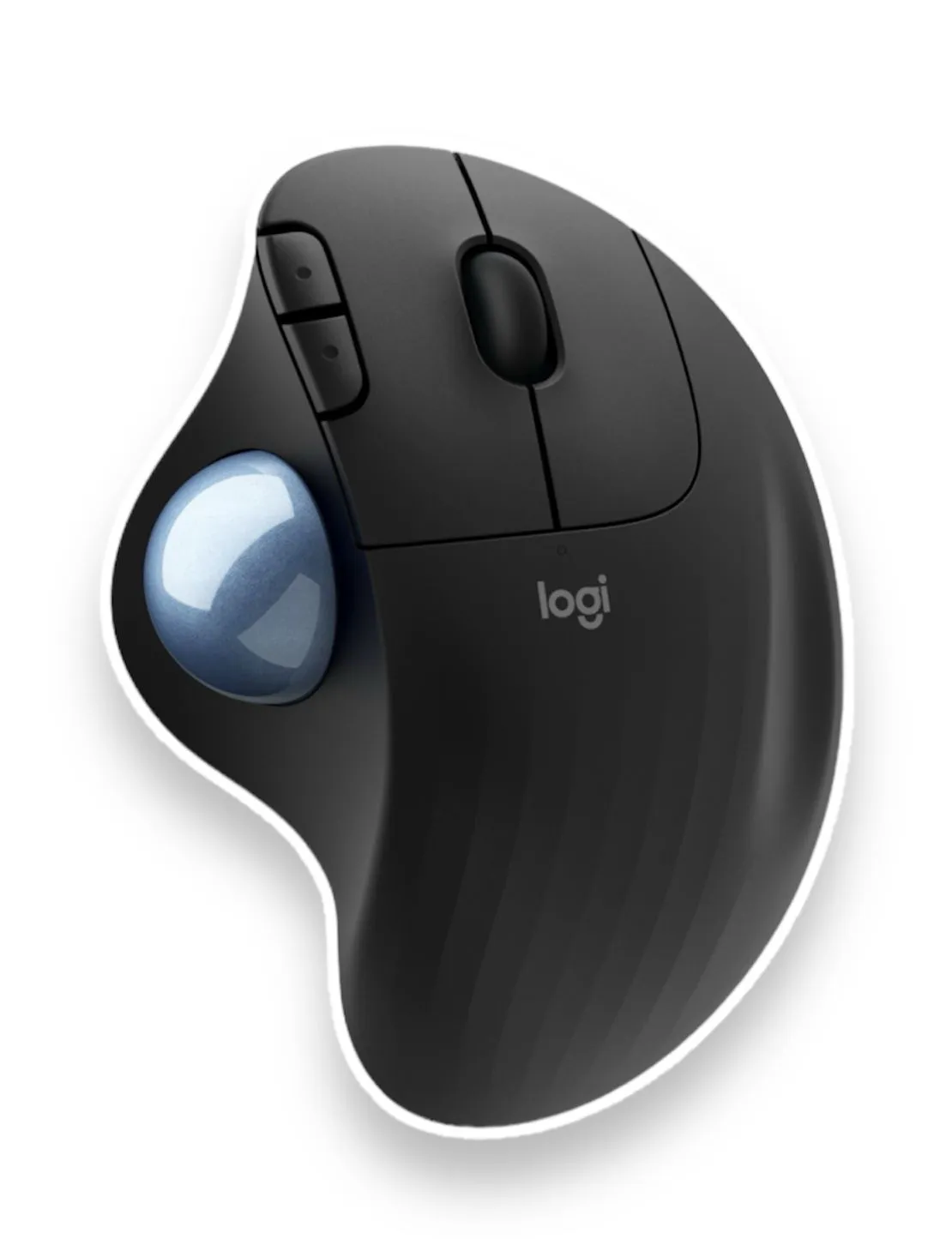 Mouse Trackball Inalámbrico Logitech Ergo M575 Negro