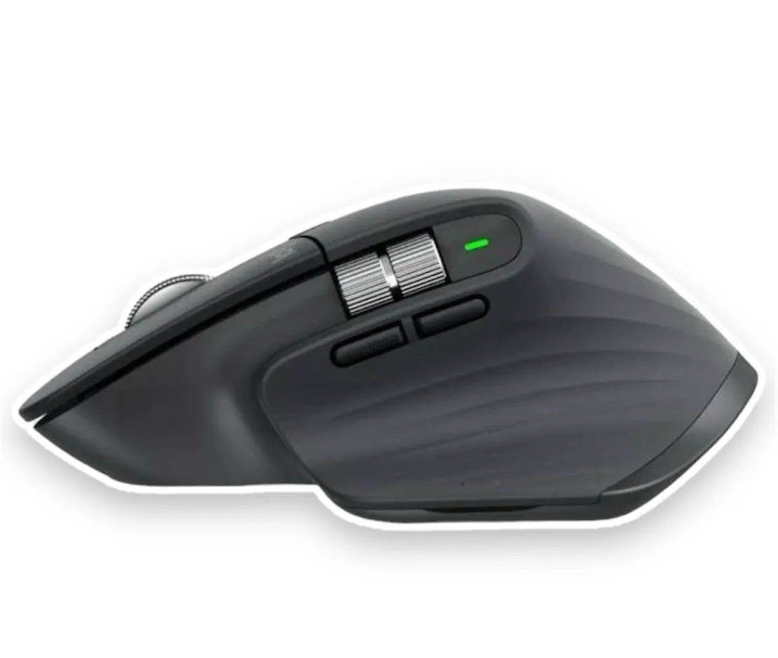 Mouse Series 3S MX Master Logitech Inalámbrico Recargable Multi-Dispositivo Grafito