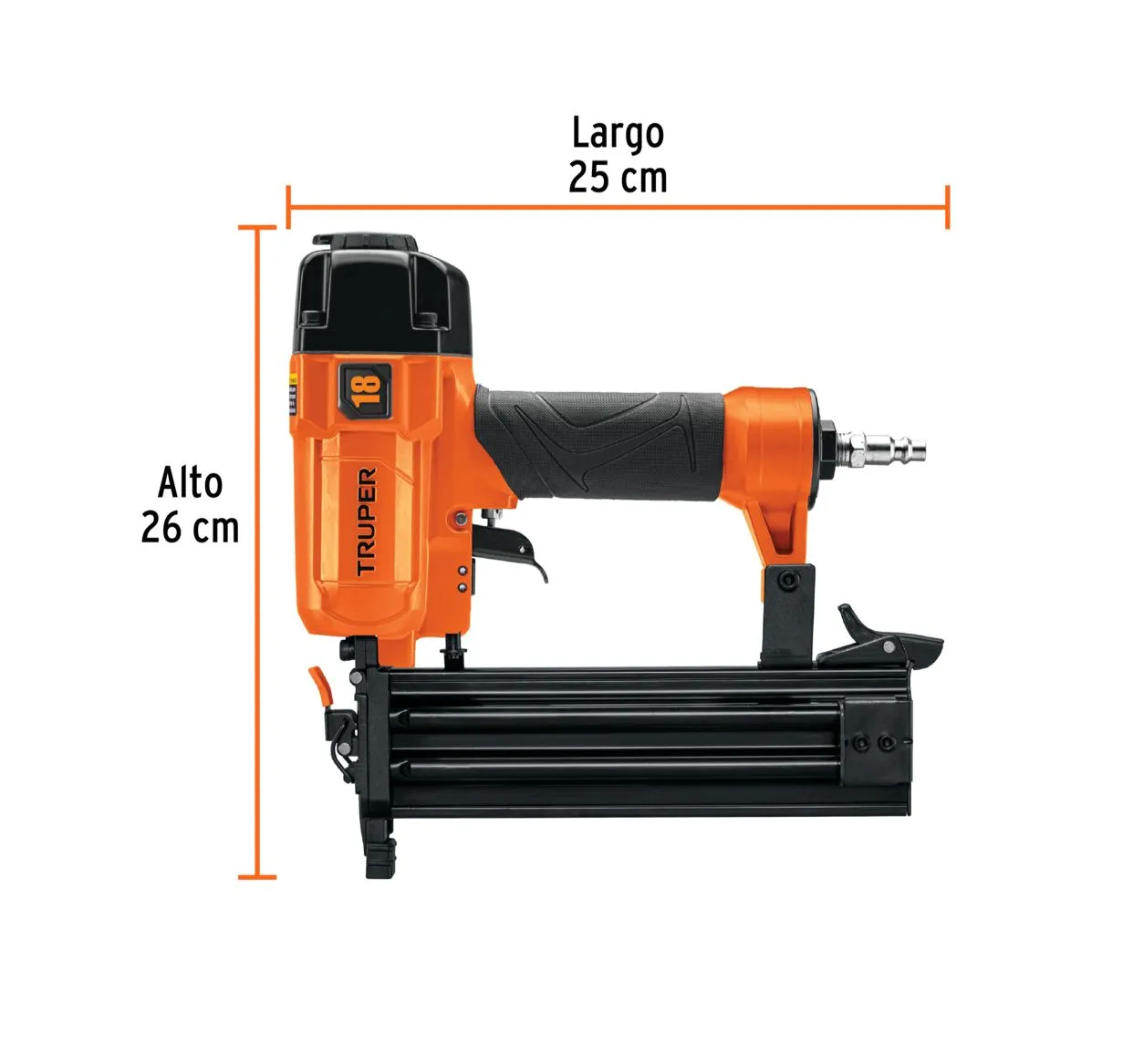 Clavadora Neumática Profesional Calibre 18 Truper