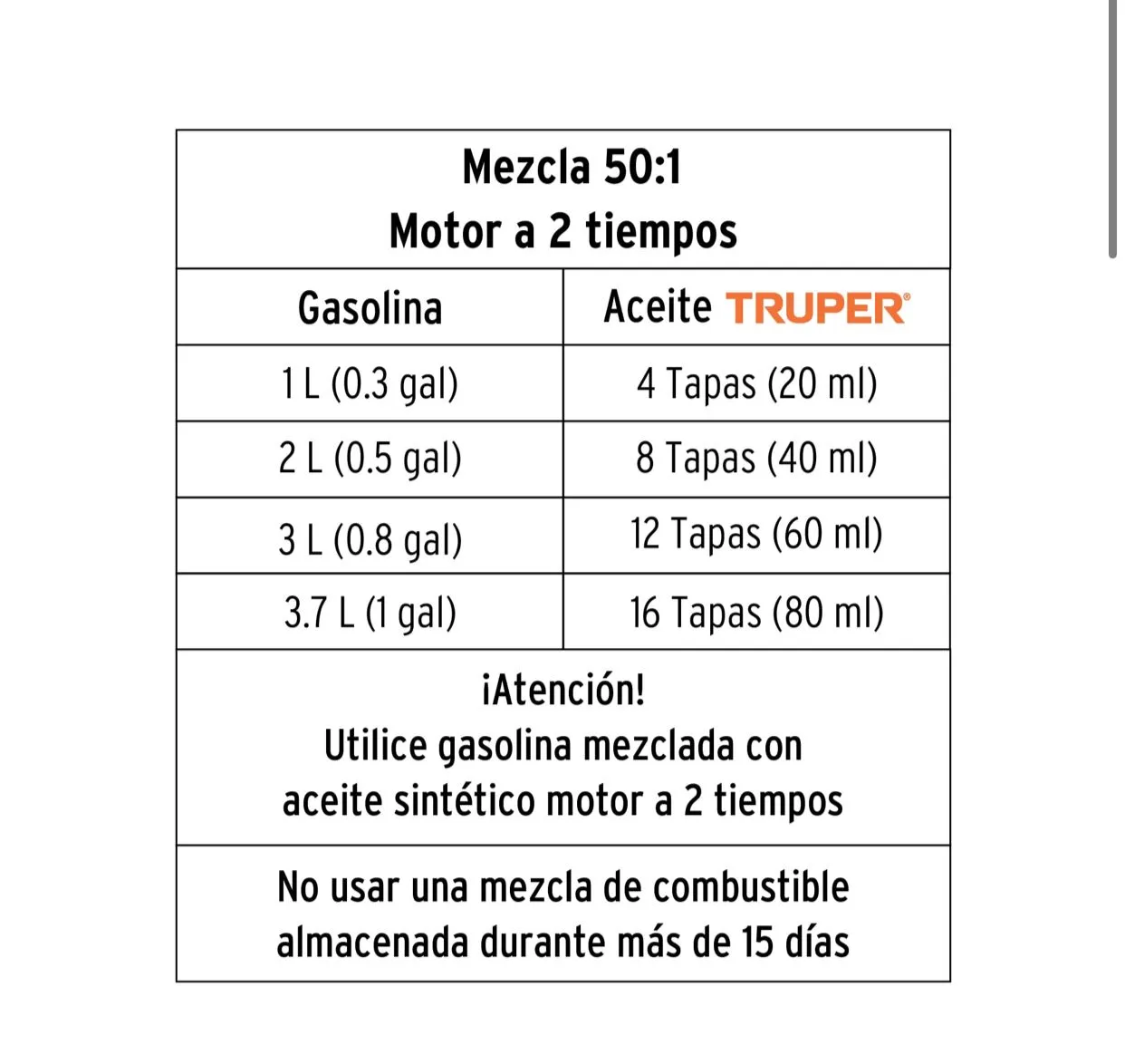 Motosierra De 45cc Con Barra de 16" A Gasolina Truper