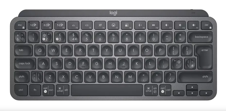 Teclado Mx Keys Mini Logitech  Gris Plata