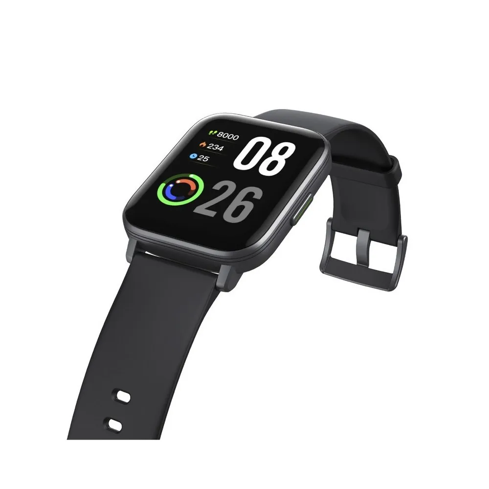 Smart Watch Oraimo R - Resistente Al Agua - Pant Táctil 1,32" - Bt V5.0 -24 Modos De Deporte - Frecuencia Respiratoria Actividad Y Sueño - Oximetro - Negro