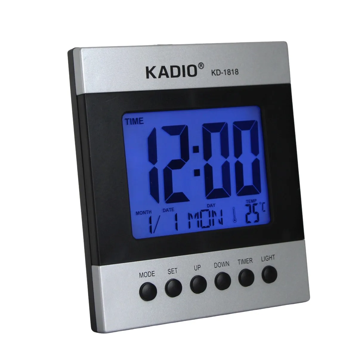 Reloj Alarma Digital Calendario Termómetro