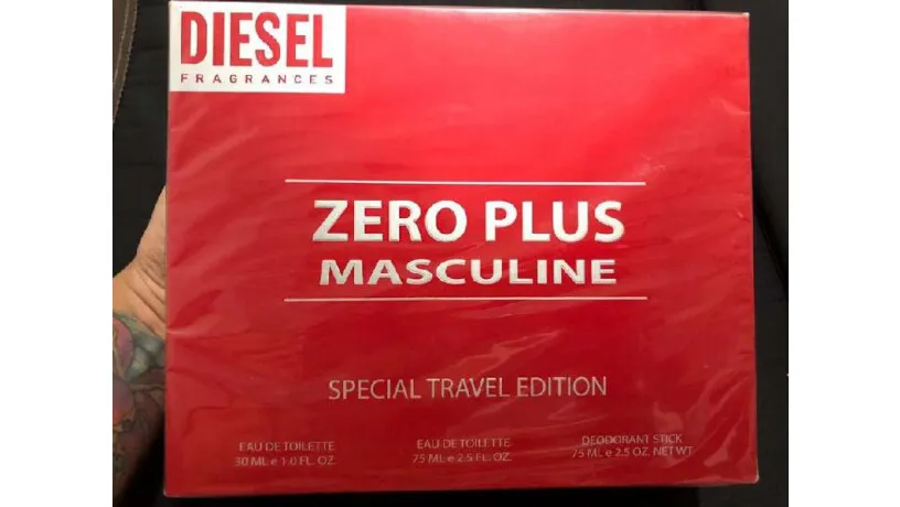Perfume Diesel Estuche Zero Plus Masculino x 3 pzas