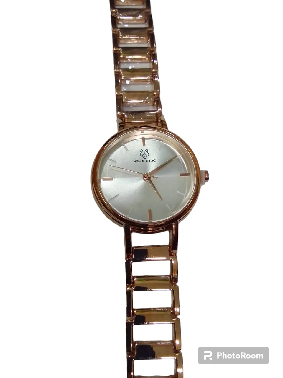 Reloj G-Fox Shakira Dama Color  Plateado y Dorado