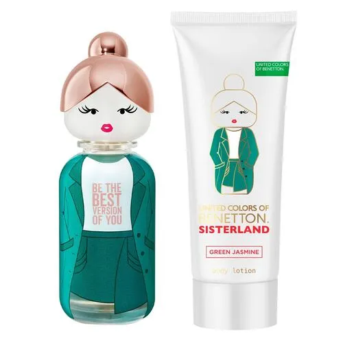 Perfume Estuche Benetton Sisterland Green Jasmine Woman 80ML Original