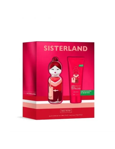 Perfume Estuche Benetton Sisterland Red Rose Woman  80ML Original