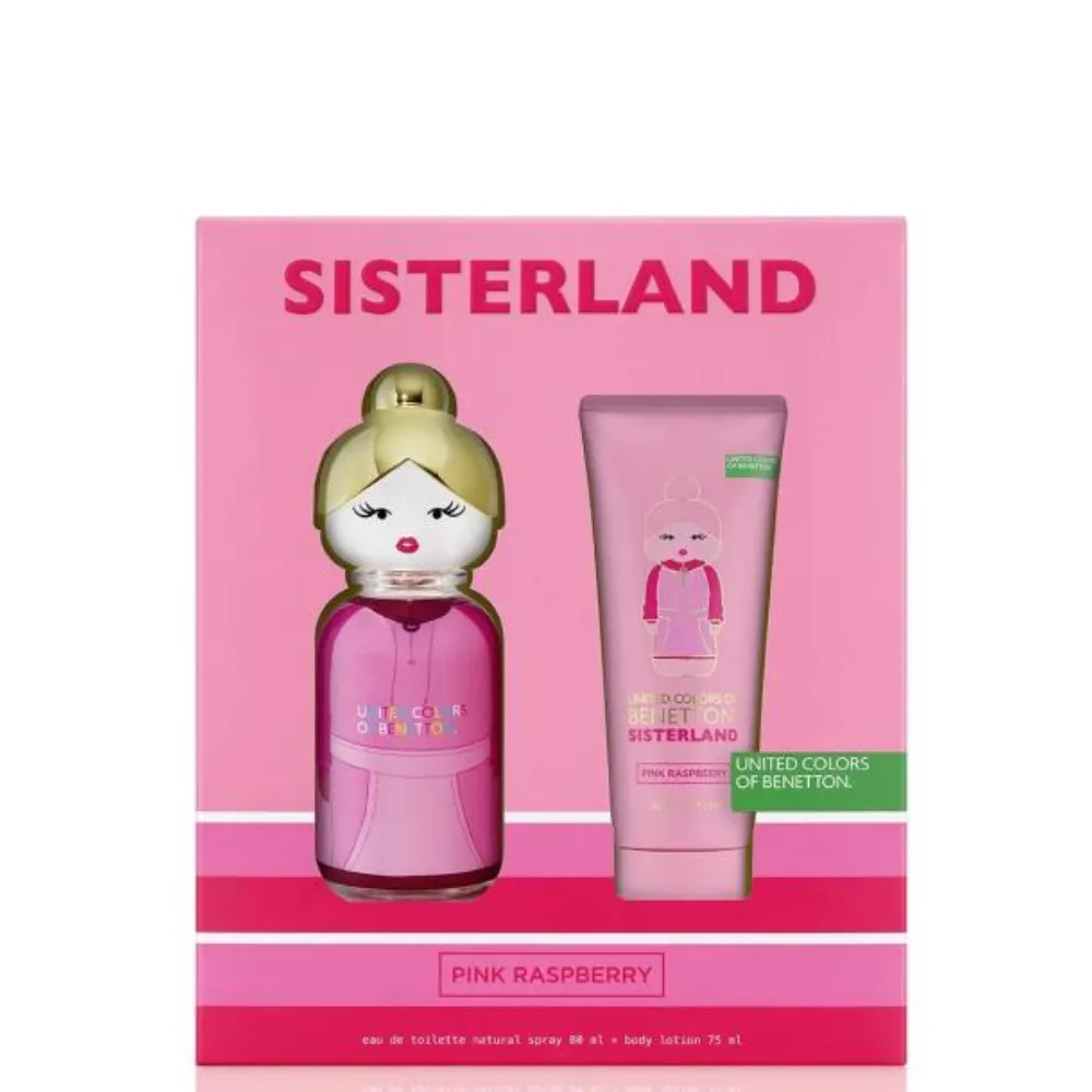 Perfume Estuche Benetton Sisterland Pink Raspberry Woman 80ML Original