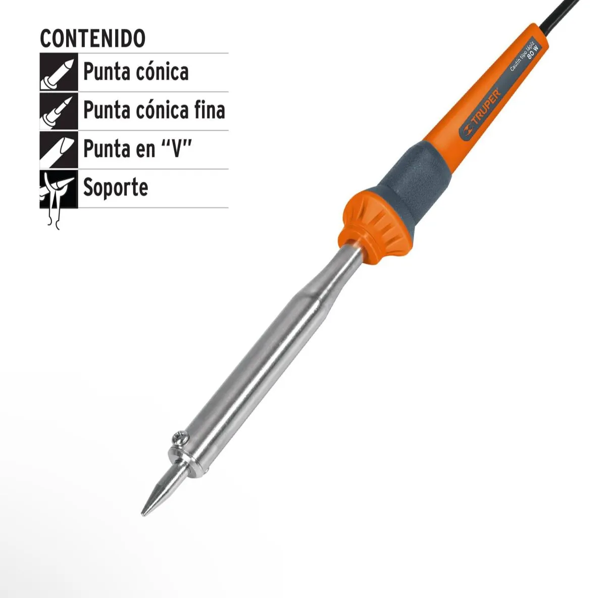 Cautin Profesional Tipo Lapiz 80W Truper