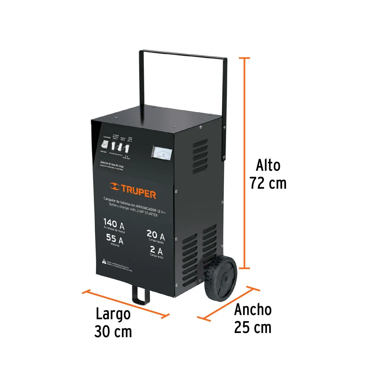 Cargador De Batería Para Carro 12v 140A Truper 