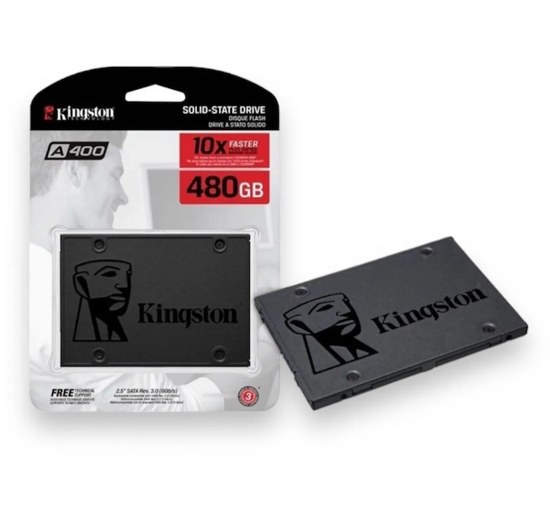 Disco Duro SSD Interno Kingston 480gb Negro Slim A400 480GB