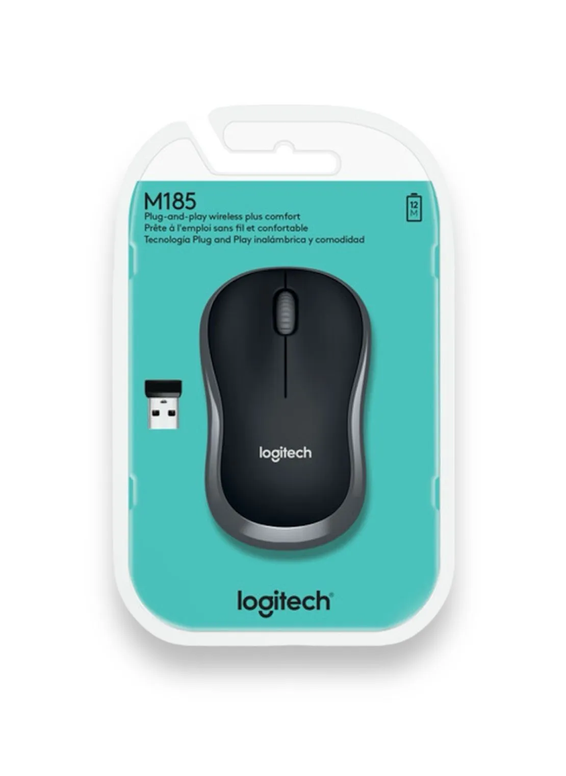 Mouse Optico Inalámbrico Logitech M185