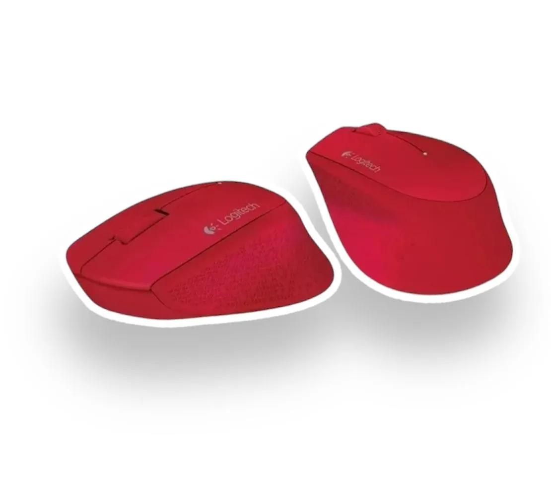 Mouse Logitech M280 Inalámbrico Rojo 