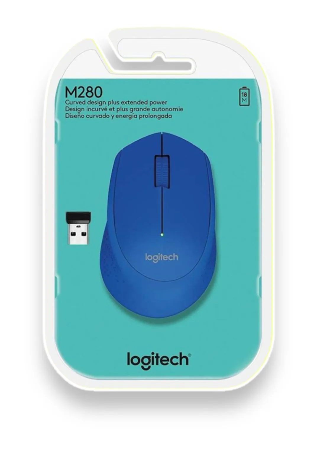 Mouse Logitech M280 Inalámbrico Azul