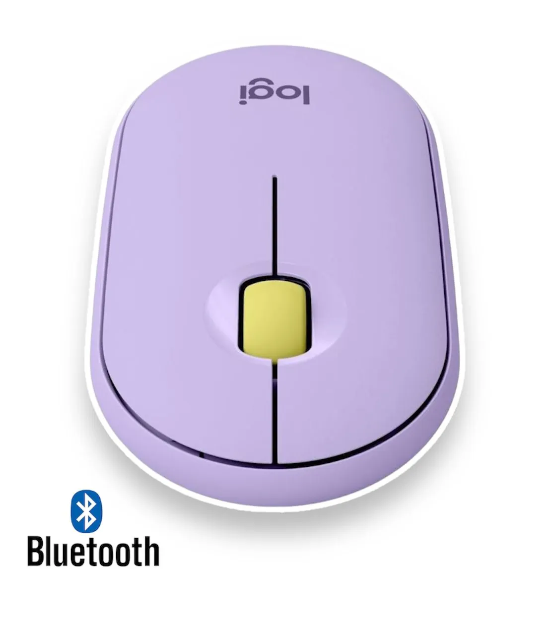 Mouse Logitech Pebble M350 Purpura Tecnología Bluetooth