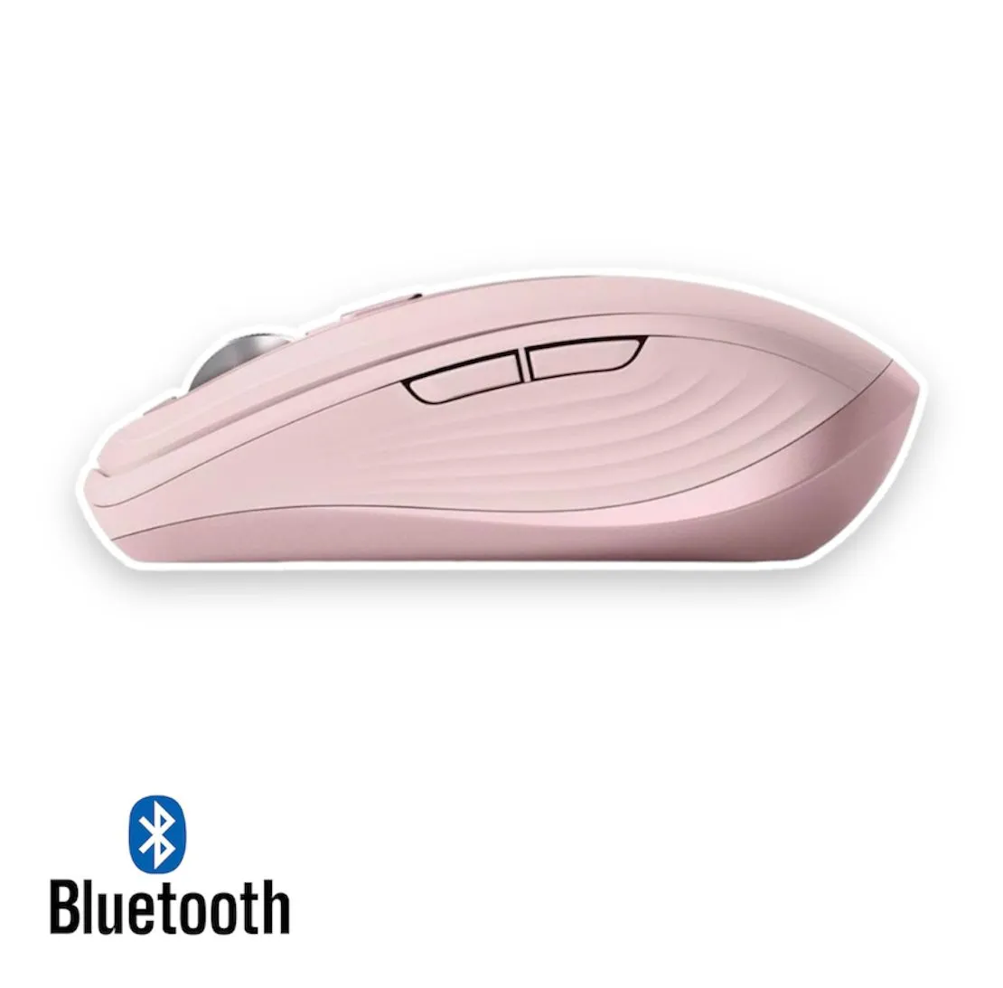 Mouse Anywhere Master Series MX 3 Logitech Tecnología Inalámbrica Bluetooth Recargable Rosa