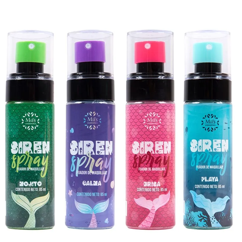 Fijador de Maquillaje Siren Spray – Miis Cosmetics (85ML)