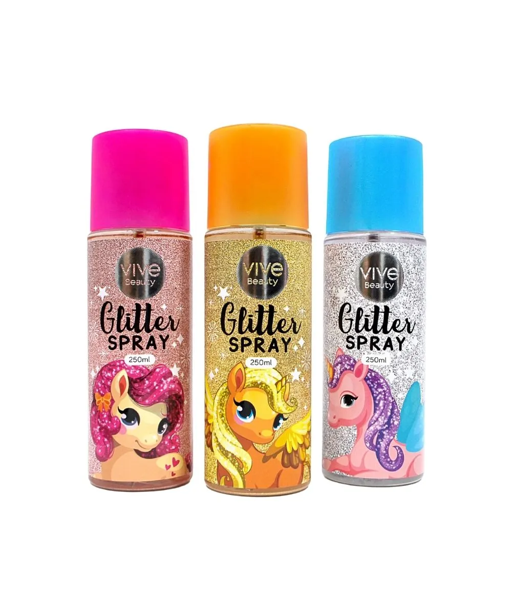 Glitter En Spray Unicornios VIVE BEAUTY (125 ml)