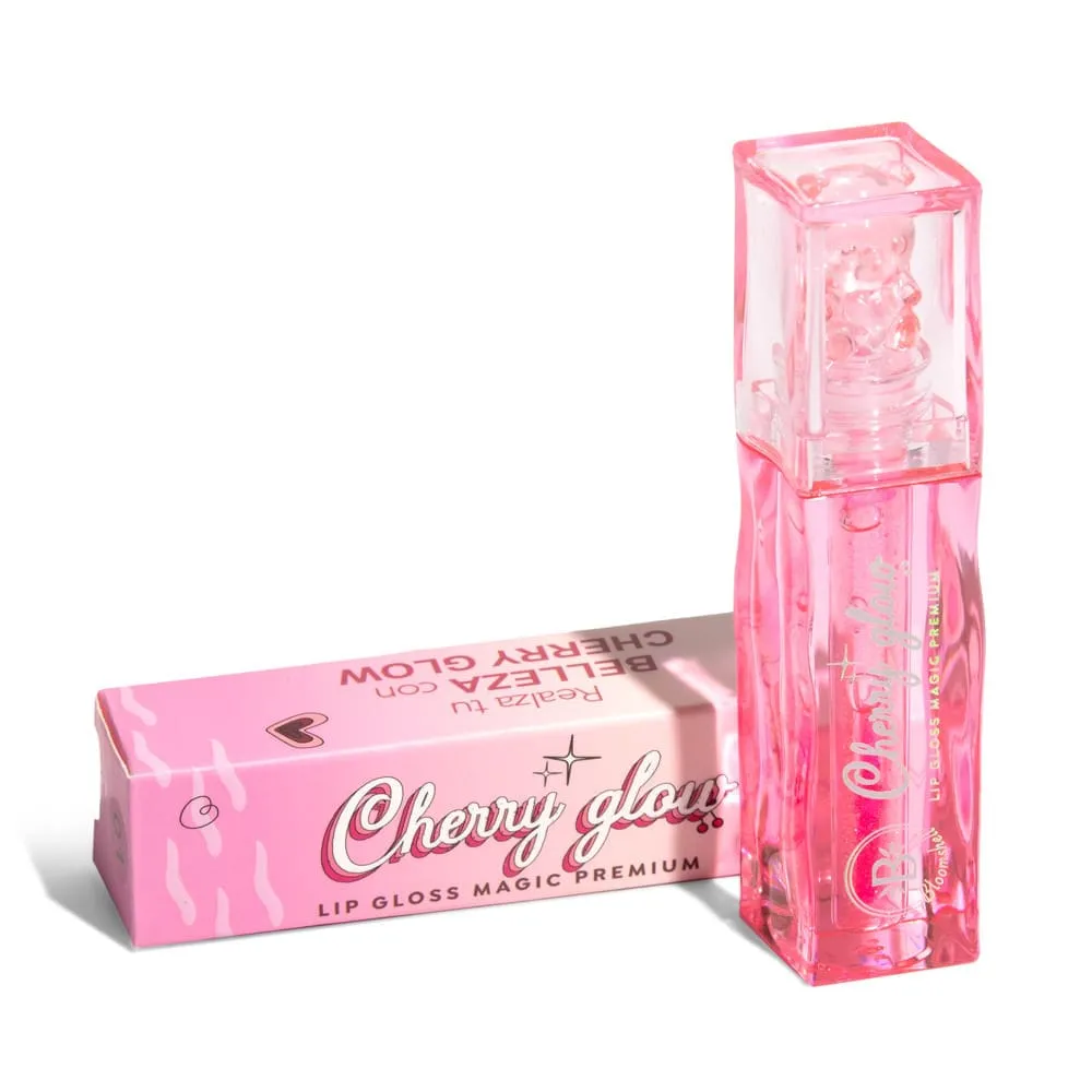 Lip Gloss Magic Bloomshell Cherry Glow Brillo Labial
