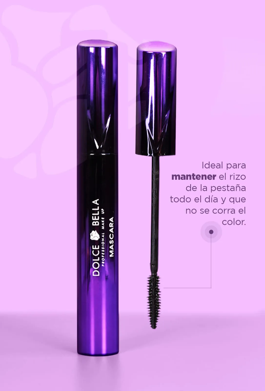 Pestañina CEPILLO SILICONA Dolce Bella Mascara