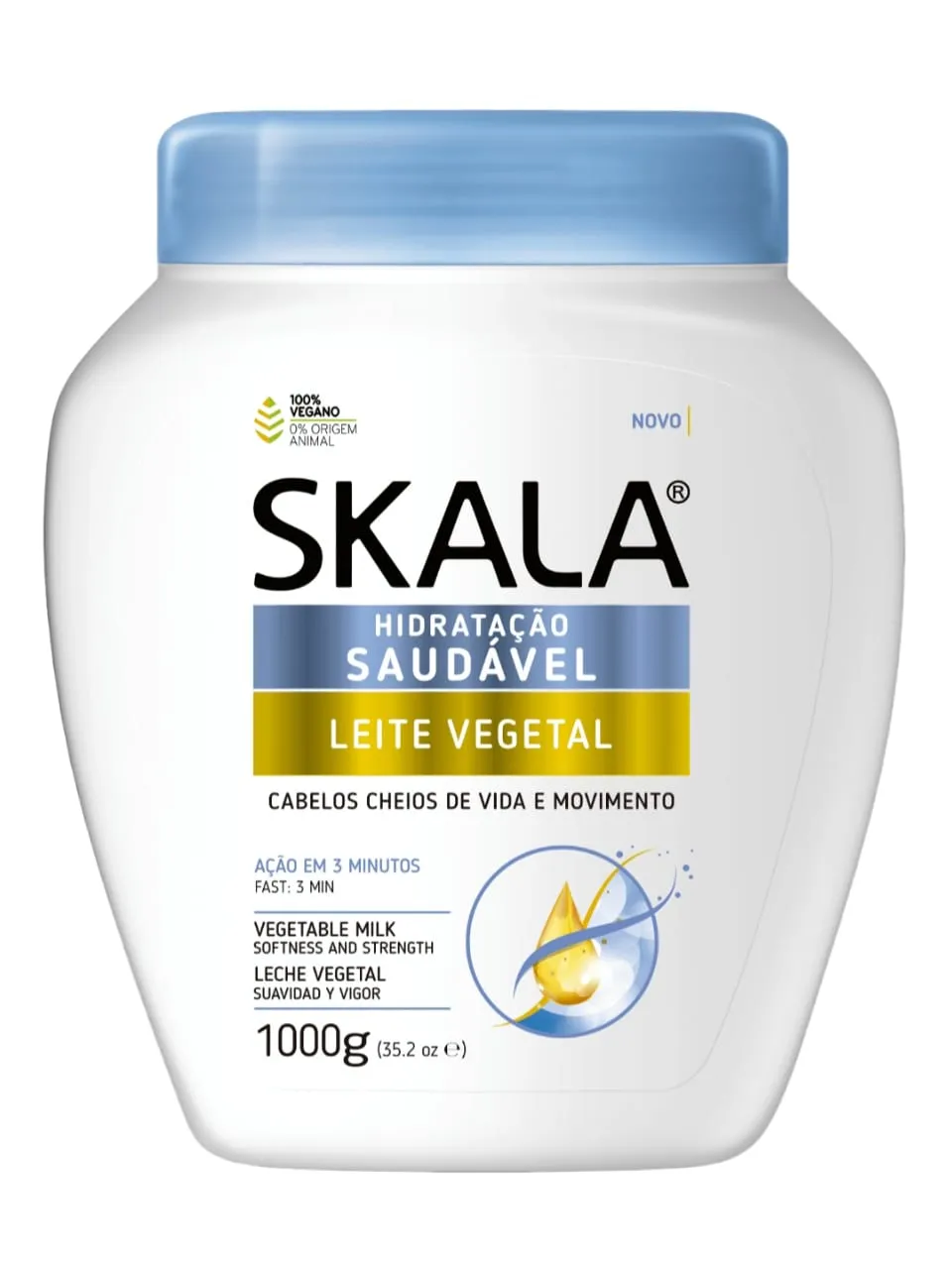 Skala Leche Vegetal Tratamiento Para El Cabello (1000 gramos)