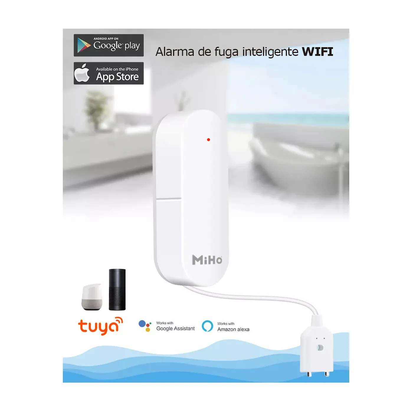 Sensor Inteligente De Agua Wifi MiHo