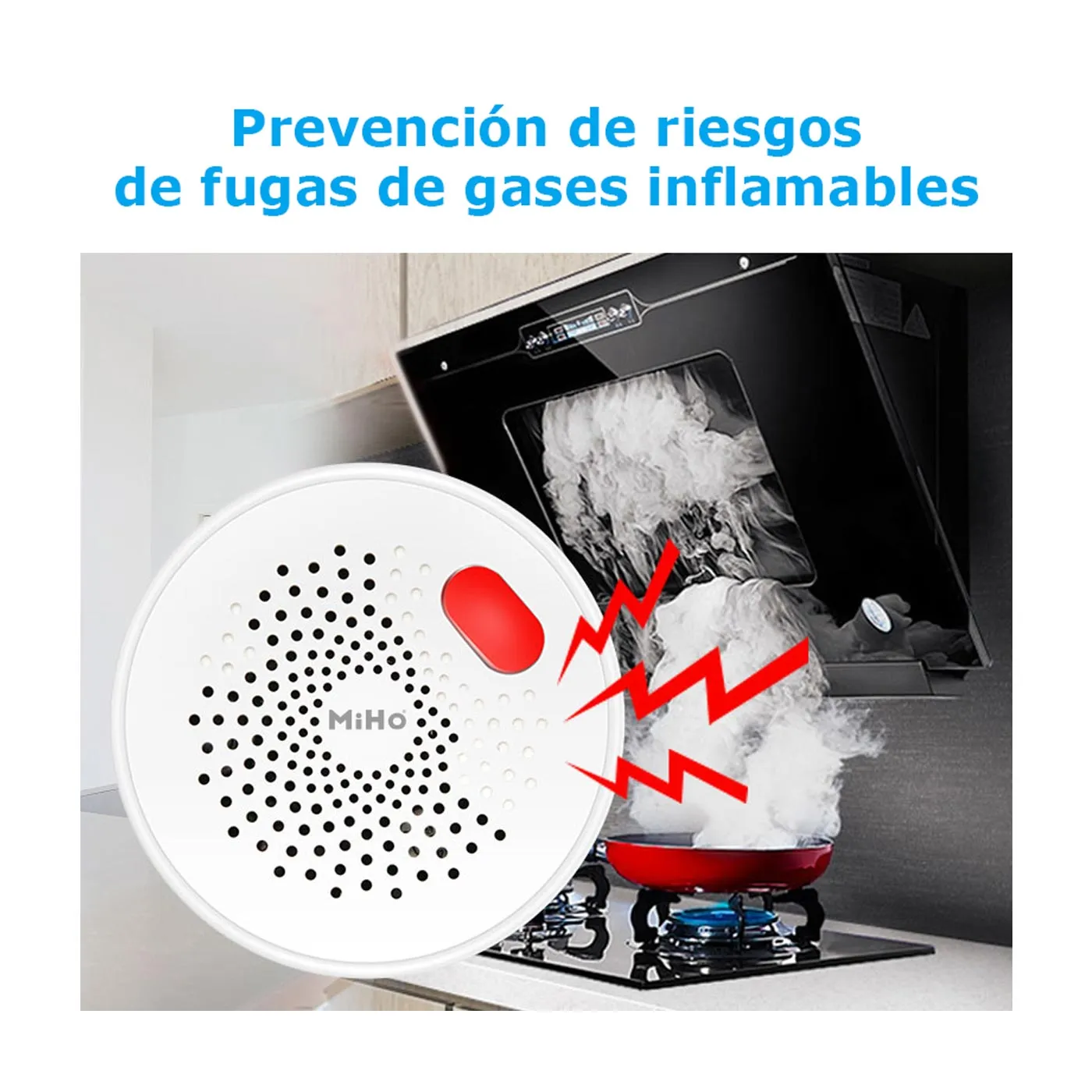  Sensor Inteligente De Gas Wifi  MiHo