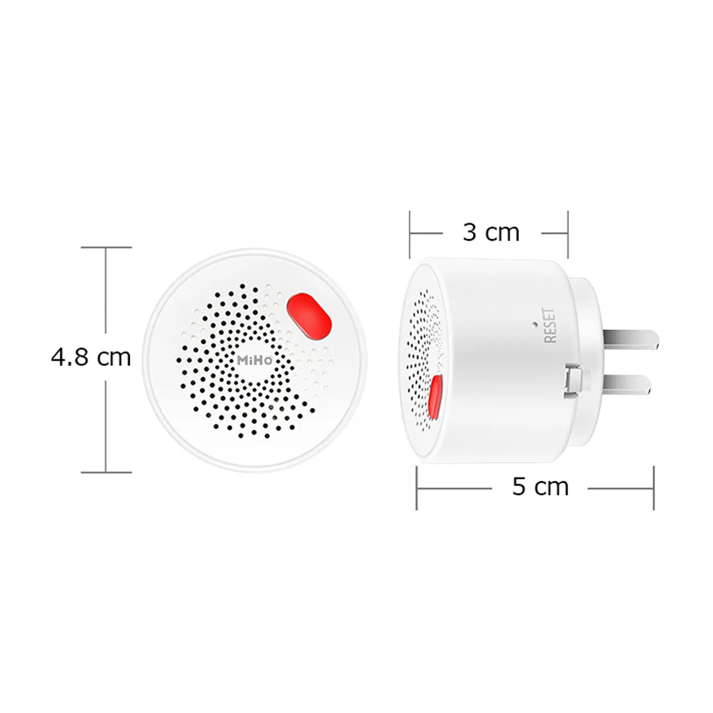  Sensor Inteligente De Gas Wifi  MiHo