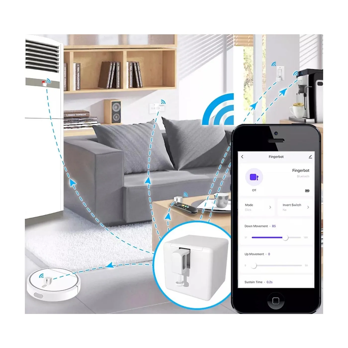 Robot WiFi Para Prender y Apagar MiHo