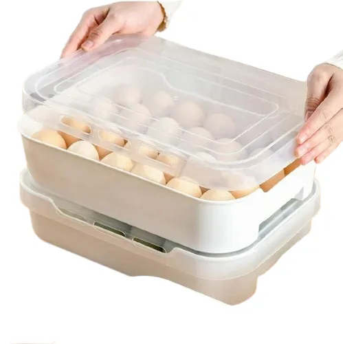 Organizador Para Huevos Canasta X24 Con Tapa