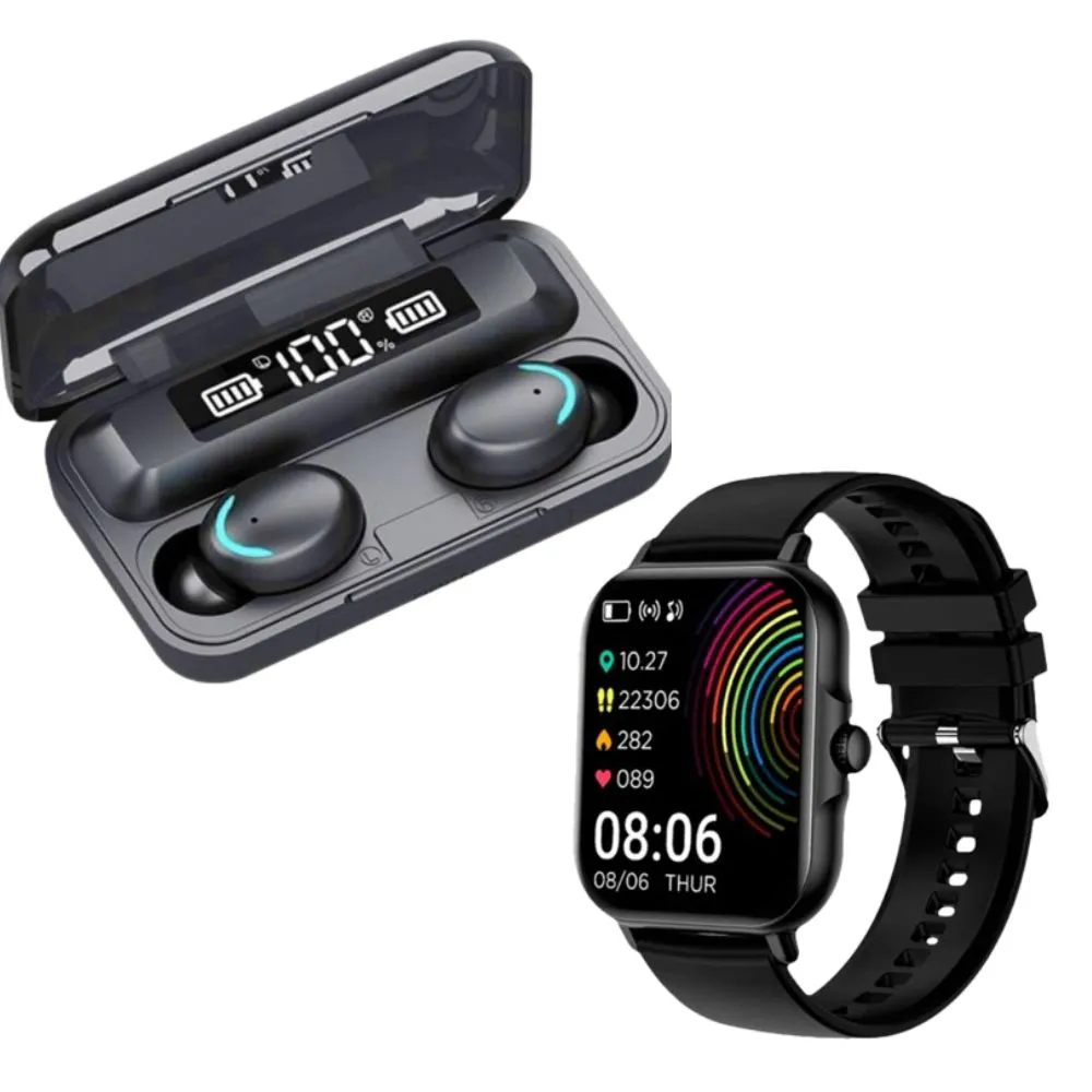 Combo Smartwatch H15 Plus + Audifonos Bluetooth Tws F95