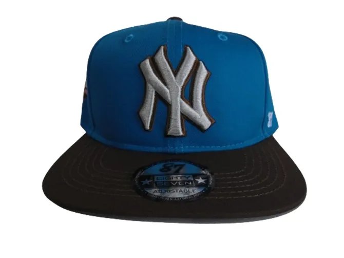 Gorra Urbana Beisbol New York Yankees para Hombre CALZADO GUERREROS GR-014 Azul x Café