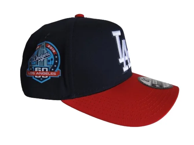 Gorra Deportiva Para Hombre Los Angeles Dodgers CALZADO GUERREROS GR-014 Azul x Rojo