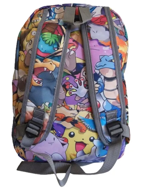 Morral Escolar Sublimado en KIT CALZADO GUERREROS LG-028 Pokemon