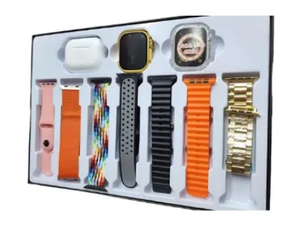 Combo Golden Edition Smart Watch 8Ultra+ Audífonos + 7 pulsos