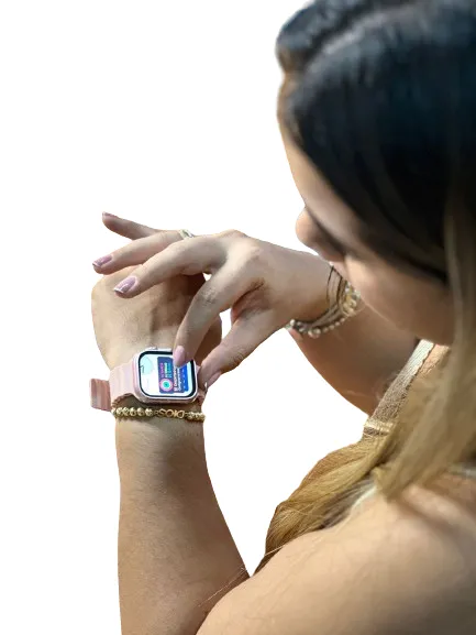 Smart Watch Rosado Mini Ultra  mobula IW10