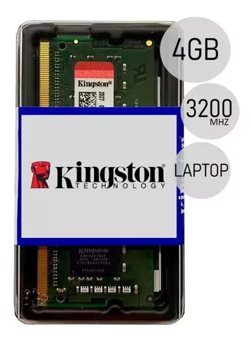 Memoria Ram Portatil Ddr4 3200 4Gb Kingston 
