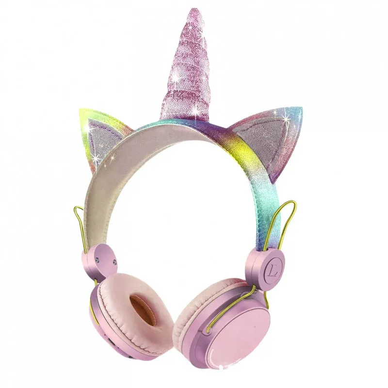 Diadema Bt, Unicornio Multicolor, Bt, Tf, Fm