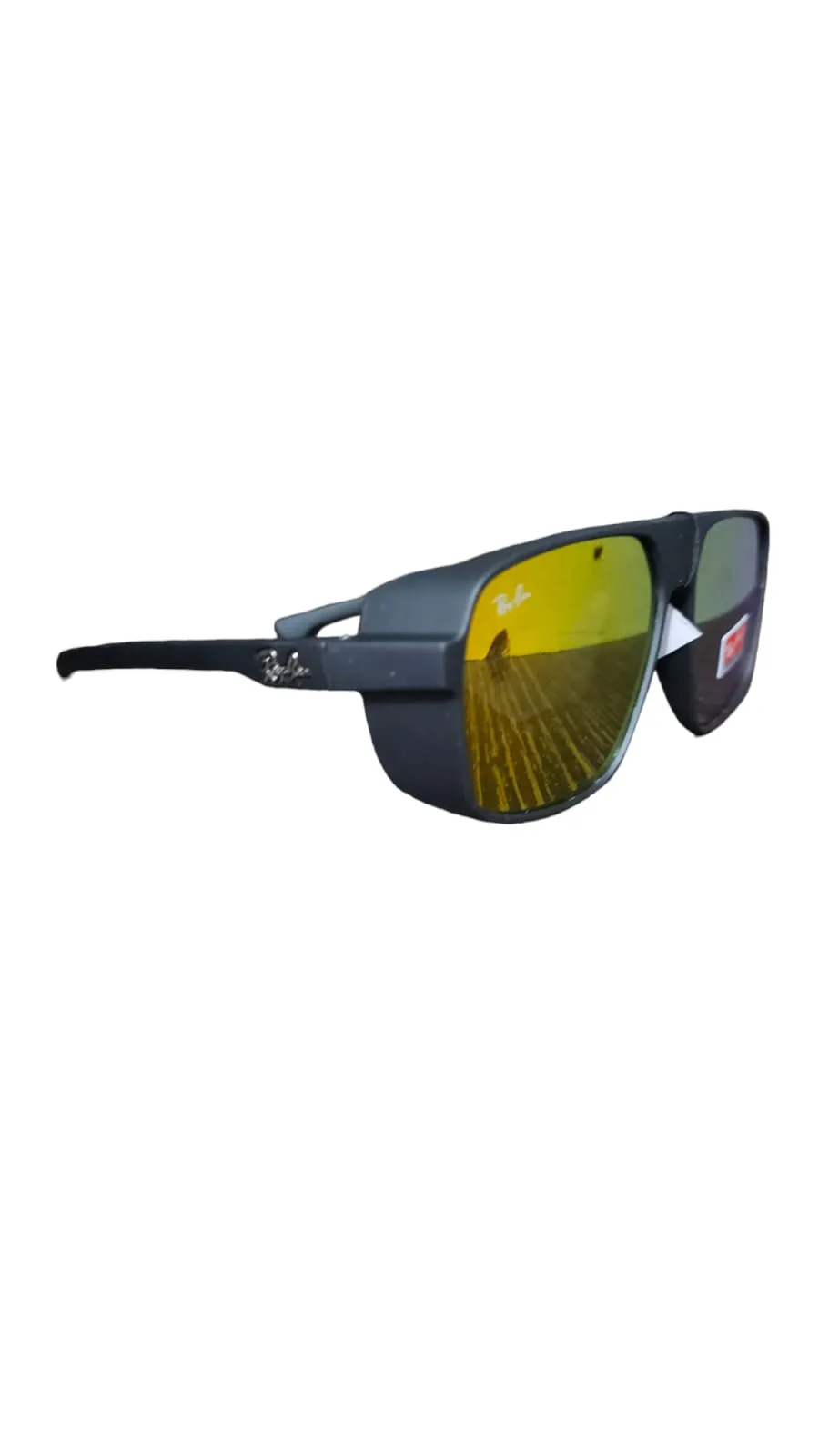 Gafas Deportivas De Sol Polarizadas Filtro UV400 Marco Resistente Oro Gris Con protección UV 