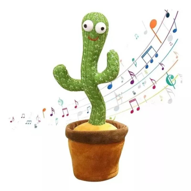 Cactus Bailarin Imita Voz Musical Bailarin Juguete Felpa