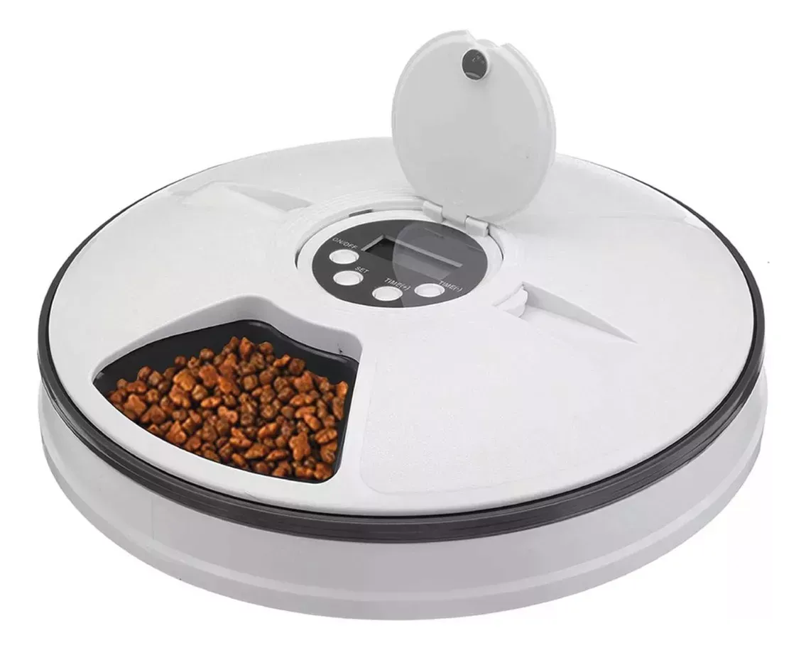 Alimentador Automático Para Mascotas Temporizador Digital