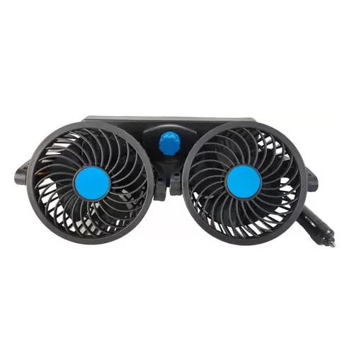 Ventilador Portatil Doble Interior Tablero Carro Cigarrera