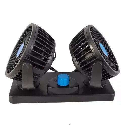 Ventilador Portatil Doble Interior Tablero Carro Cigarrera