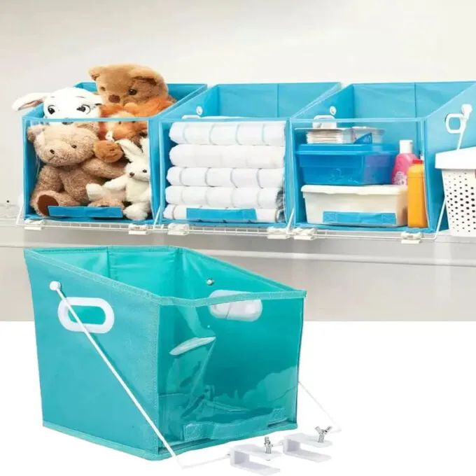 Organizador De Ropa Plegable Cesta Multifuncional Ajustable