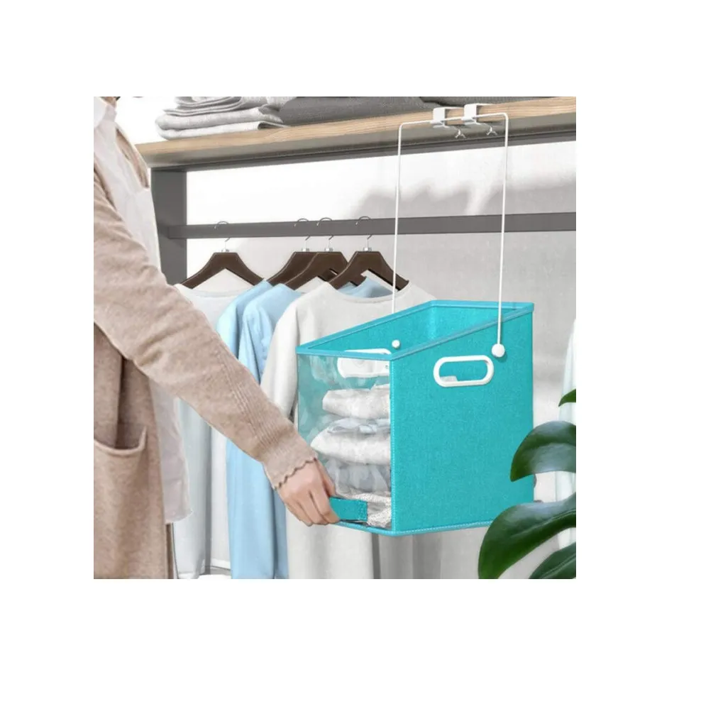 Organizador De Ropa Plegable Cesta Multifuncional Ajustable