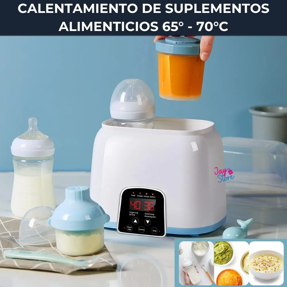 Esterilizador Eléctrico Para Teteros Vapor Calentador Leche