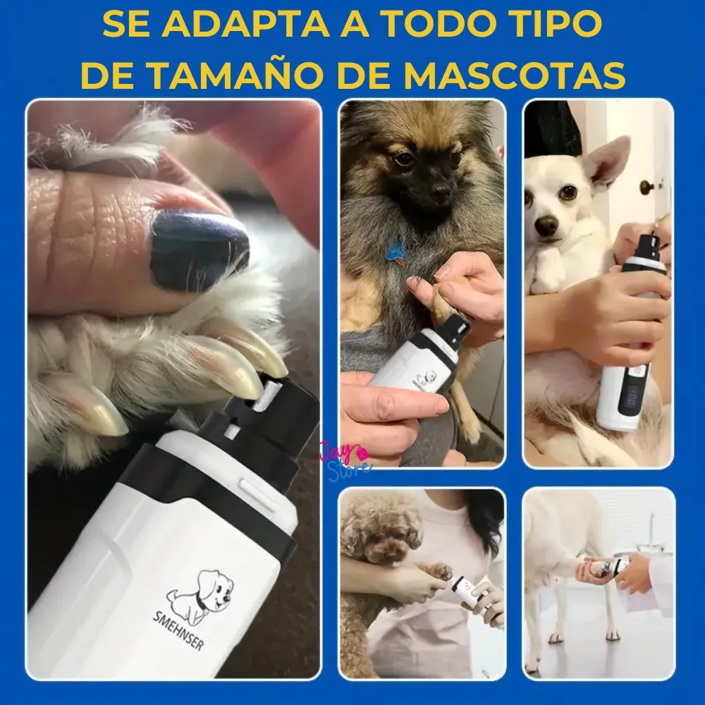 Lima Eléctrica Mascotas Perros Gatos Cortaúñas Profesional