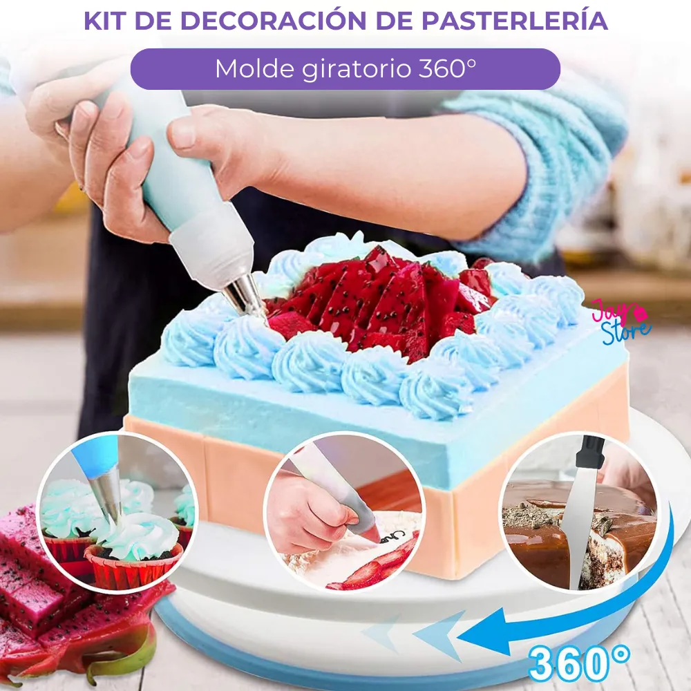 Kit Pasteleria Juego Decoracion Tortas Ponques X137 Piezas